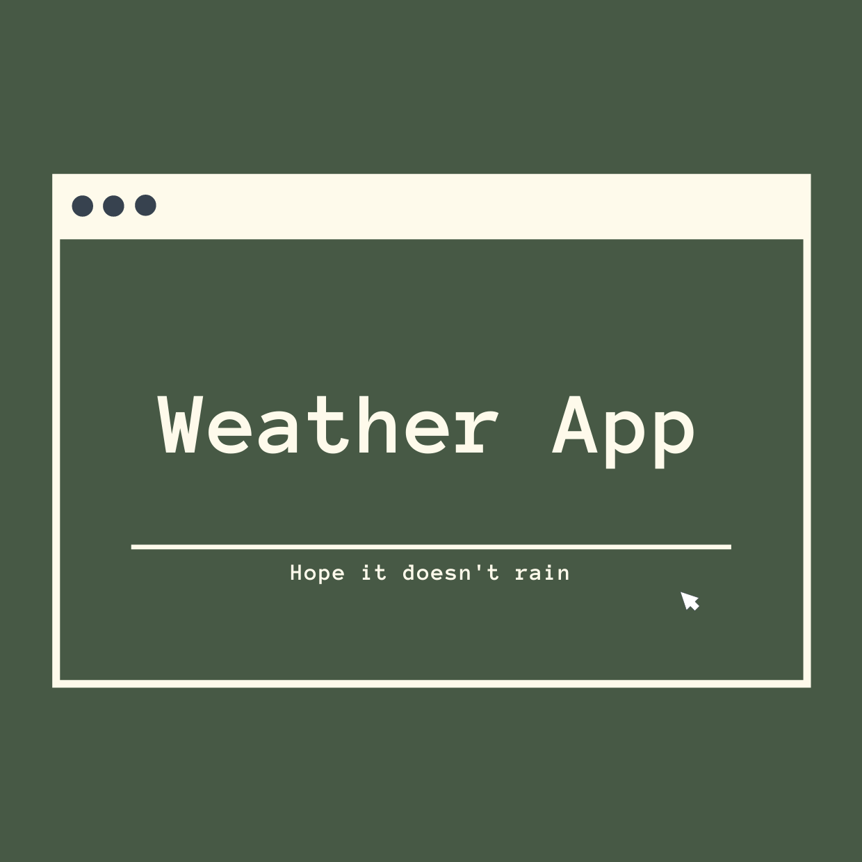 weather app card